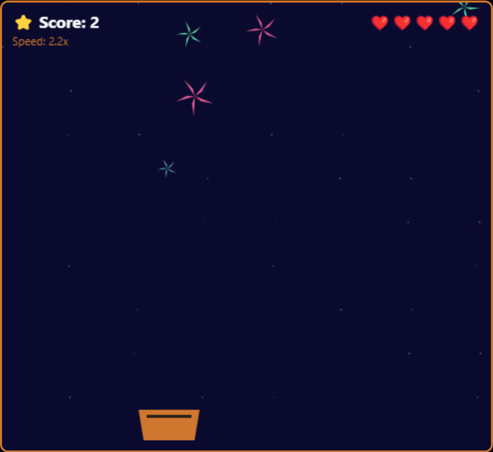 Catch the Falling Stars in play
