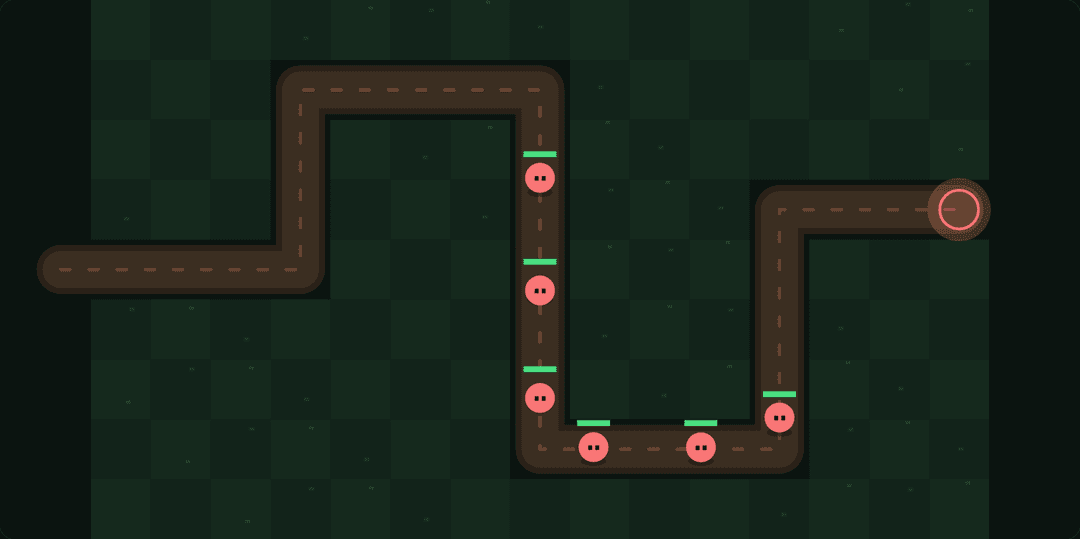 Tower Defence in play